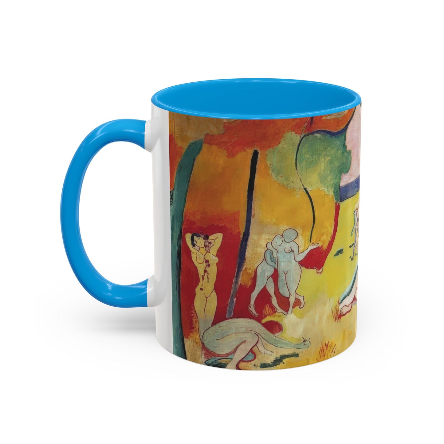 Matisse, Henri - The Joy of Life (1905) - Colorful Accent Mugs