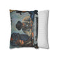 Cézanne, Paul - The Card Players (1892) - Faux Suede Square Pillowcase