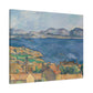 Cézanne, Paul - The Bay of Marseille, Seen from L'Estaque (1885) - Canvas Block, unframed