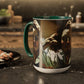 Courbet, Gustave - The Desperate Man (1843) - Colorful Accent Mugs
