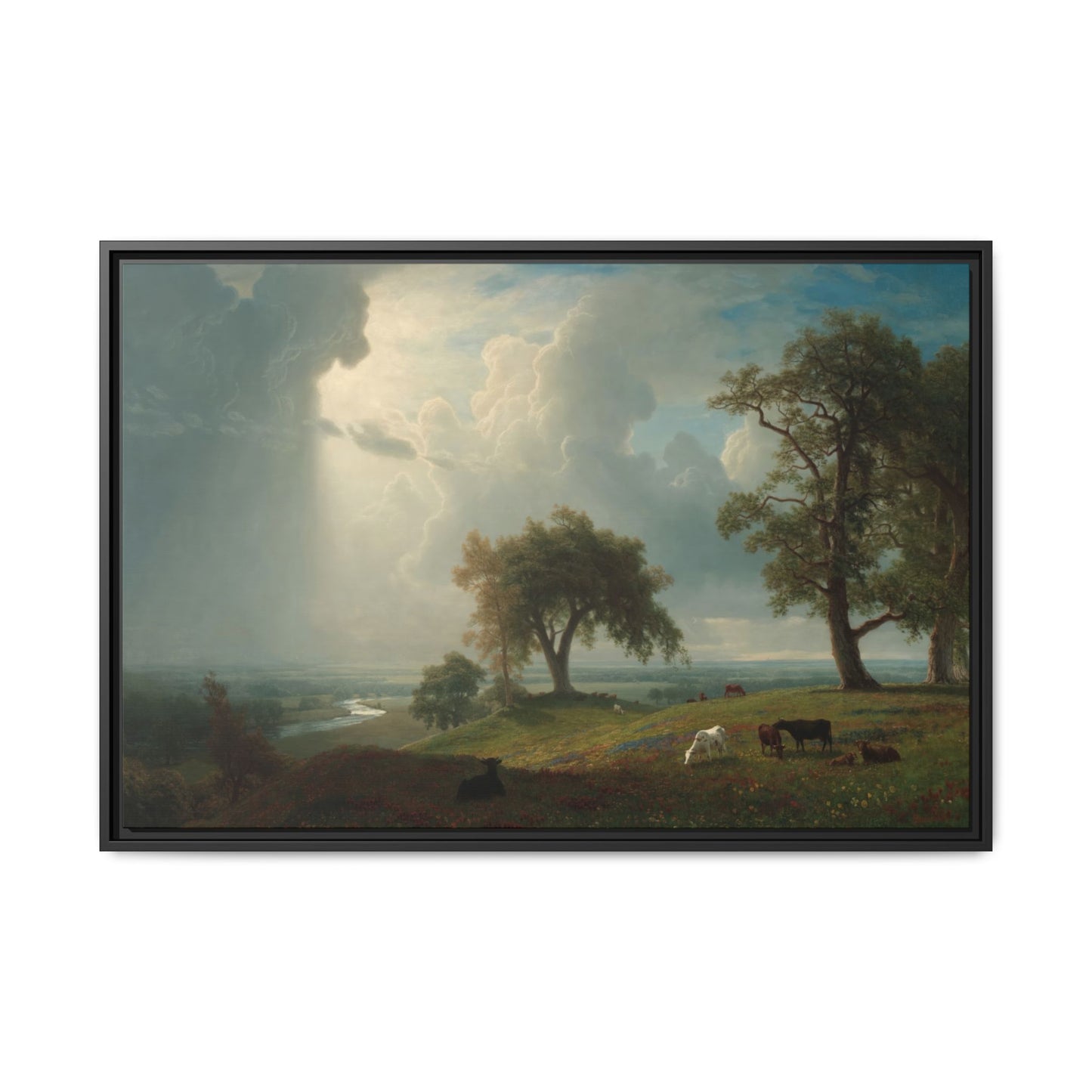 Bierstadt, Albert - California Spring (1875) - Matte Canvas, Framed