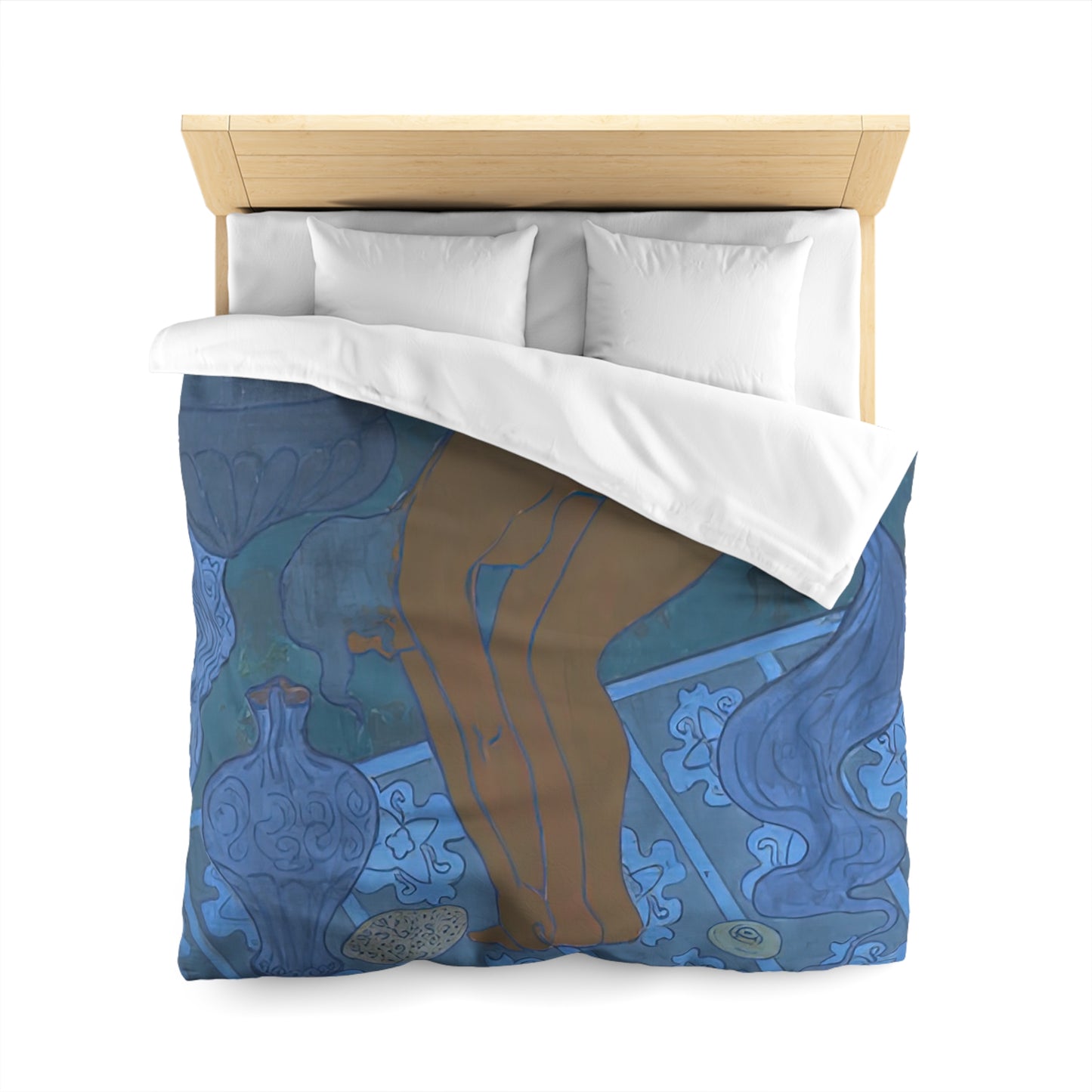 Ranson, Paul - The Blue Bather (1891) - Microfiber Duvet Cover
