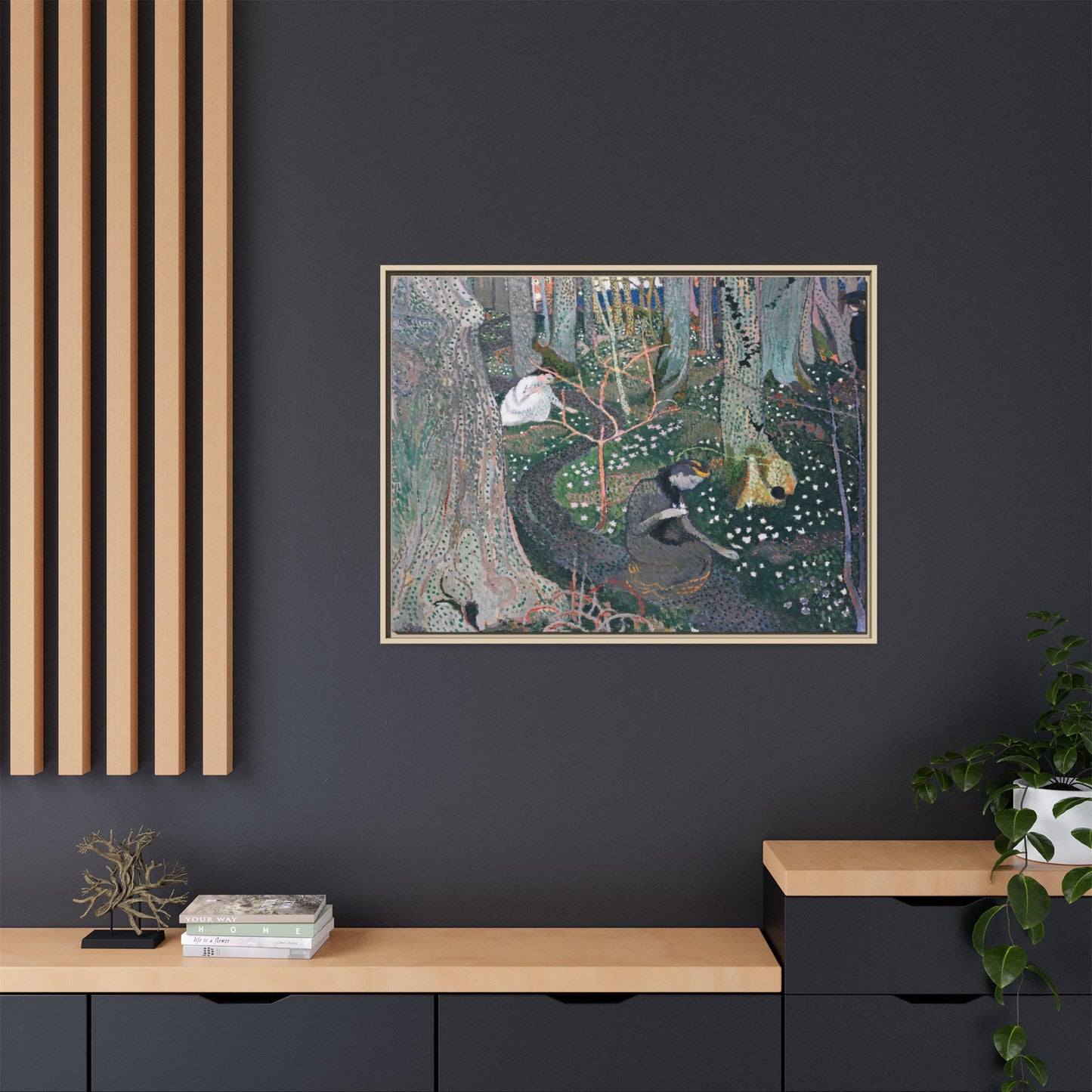 Denis, Maurice - April (1892) - Matte Canvas, Framed