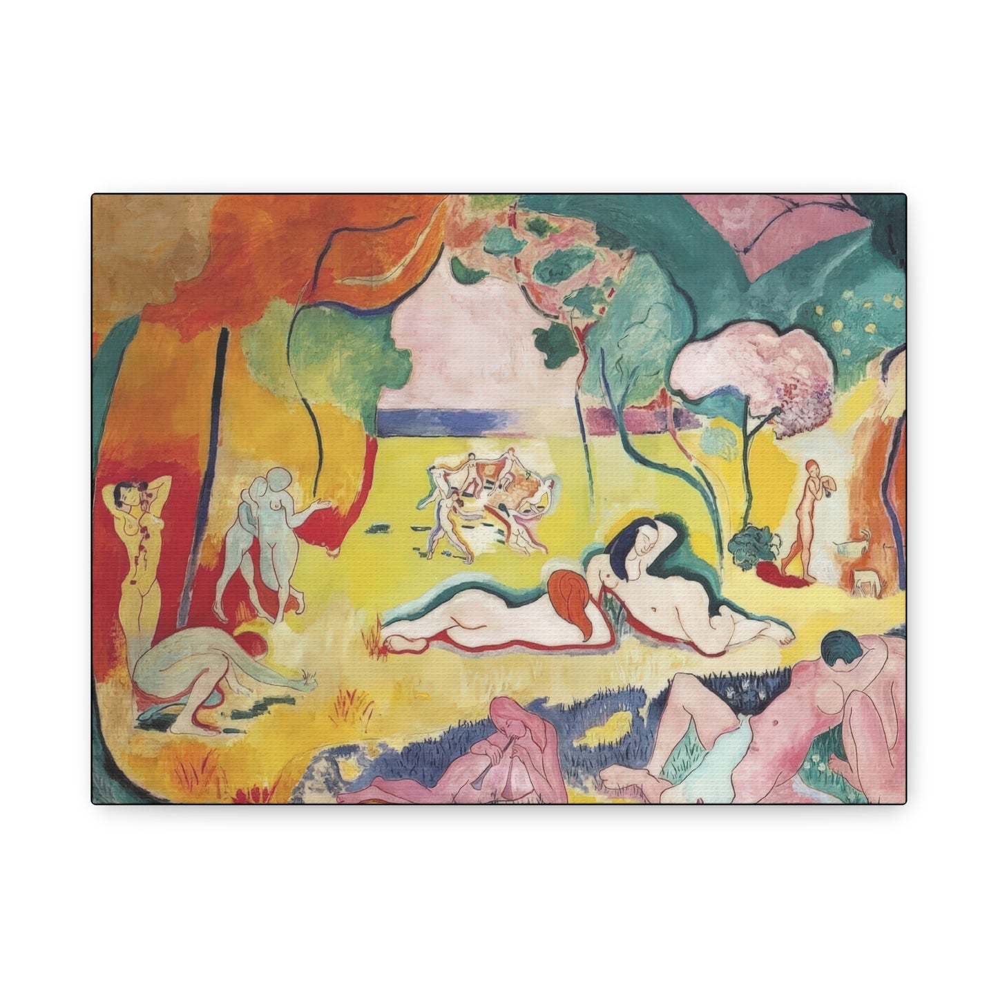 Matisse, Henri - The Joy of Life (1905) - Canvas Block, unframed