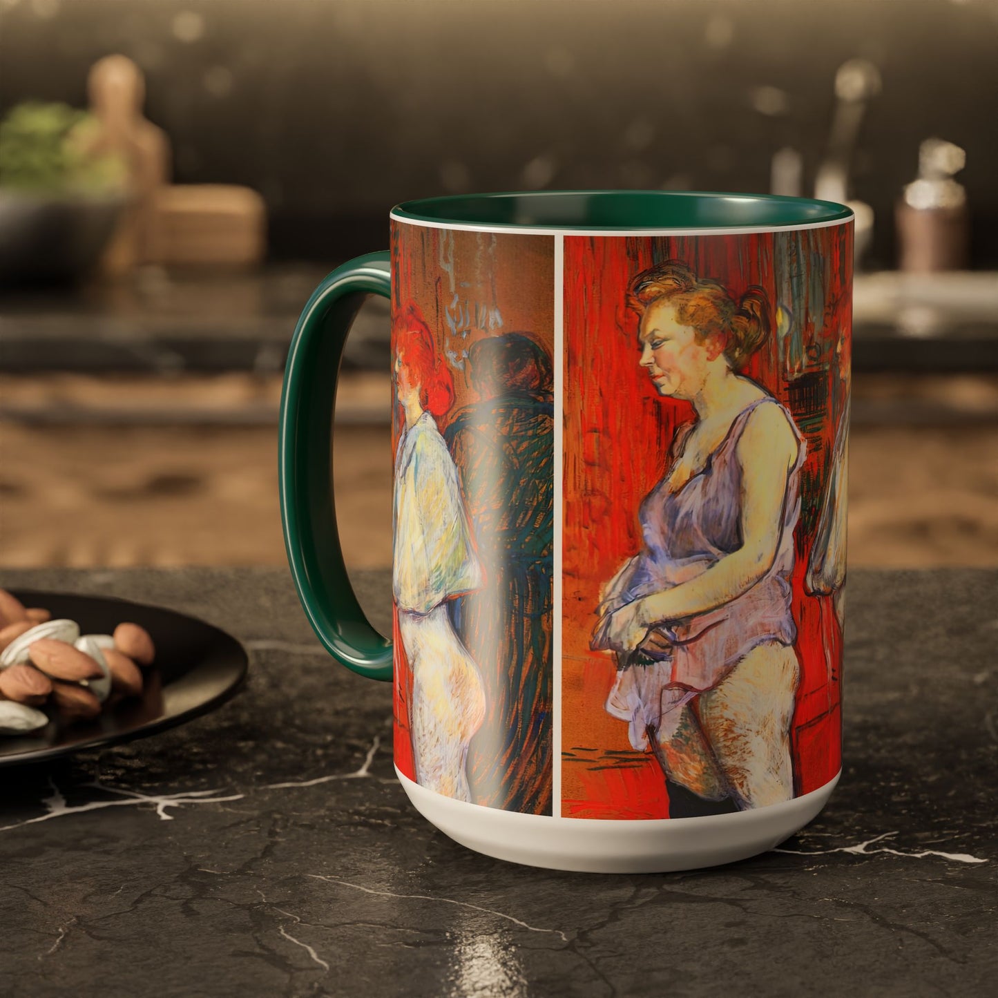 Toulouse-Lautrec, Henri - The Medical Inspection (1894) - Colorful Accent Mugs