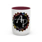 AdamPacio.com - Black Logo - Colorful Accent Mugs