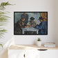 Cézanne, Paul - The Card Players (1892) - Matte Canvas, Framed