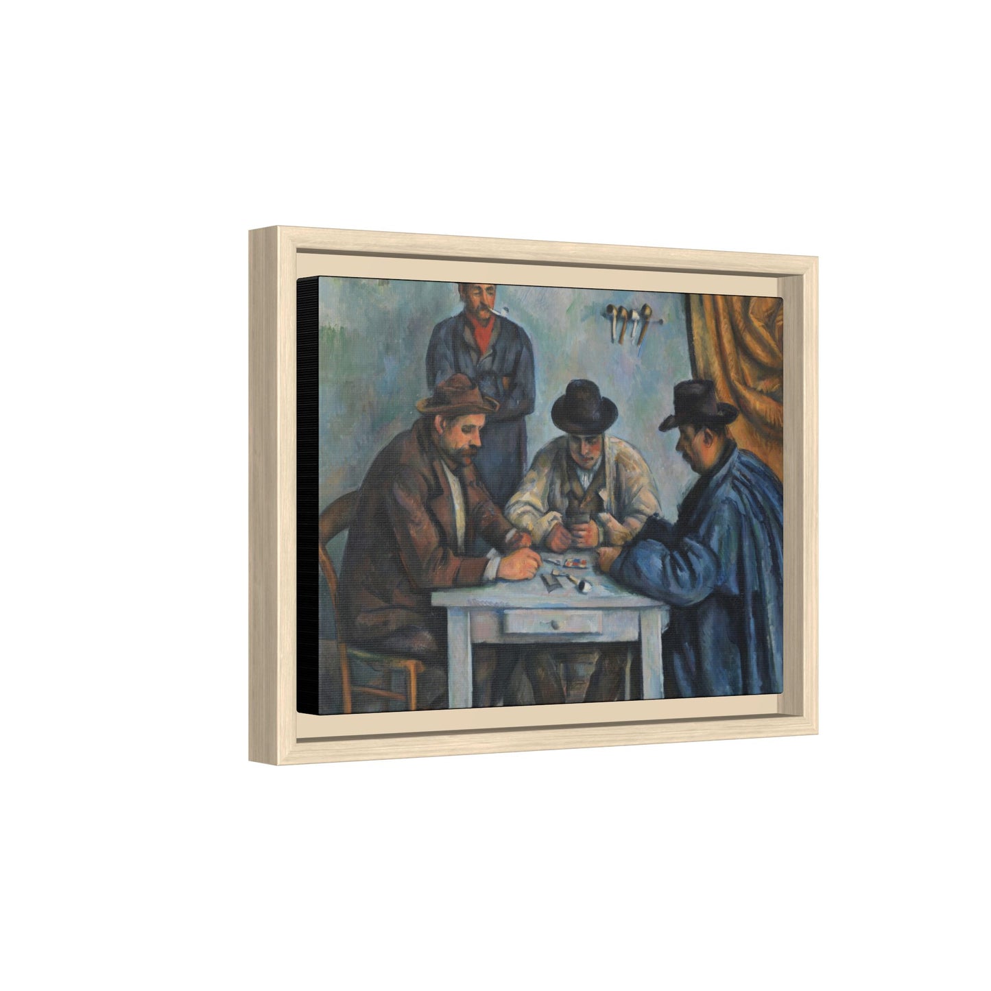 Cézanne, Paul - The Card Players (1892) - Matte Canvas, Framed