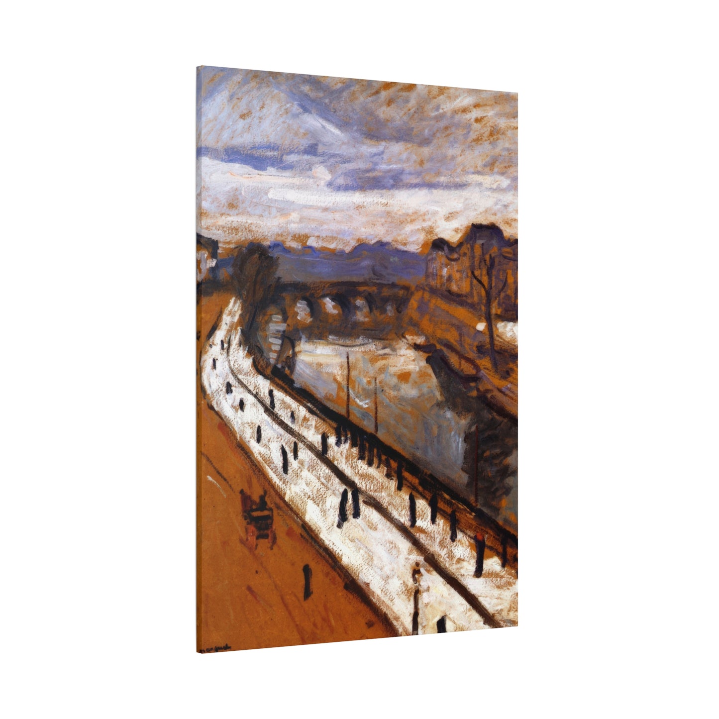 Marquet, Albert - Quai des Grands-Augustins (1905) - Canvas Block, unframed