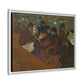 Toulouse-Lautrec, Henri - At the Moulin Rouge (1892) - Matte Canvas, Framed