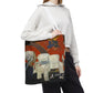 Gauguin, Paul - Vision of the Sermon (Jacob Wrestling with the Angel) (1888) - Tote Bag