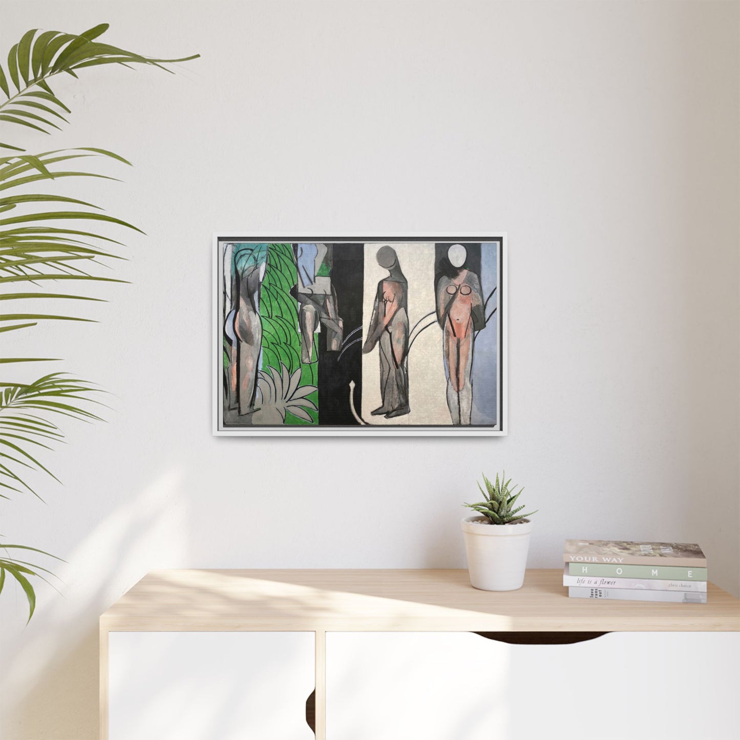 Matisse, Henri - Bathers by a River (1917) - Matte Canvas, Framed