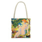 Toulouse-Lautrec, Henri - At the Moulin Rouge (1892) - Tote Bag