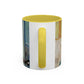 Van Gogh, Vincent - Self Portrait with Bandaged Ear (1889) - Colorful Accent Mugs