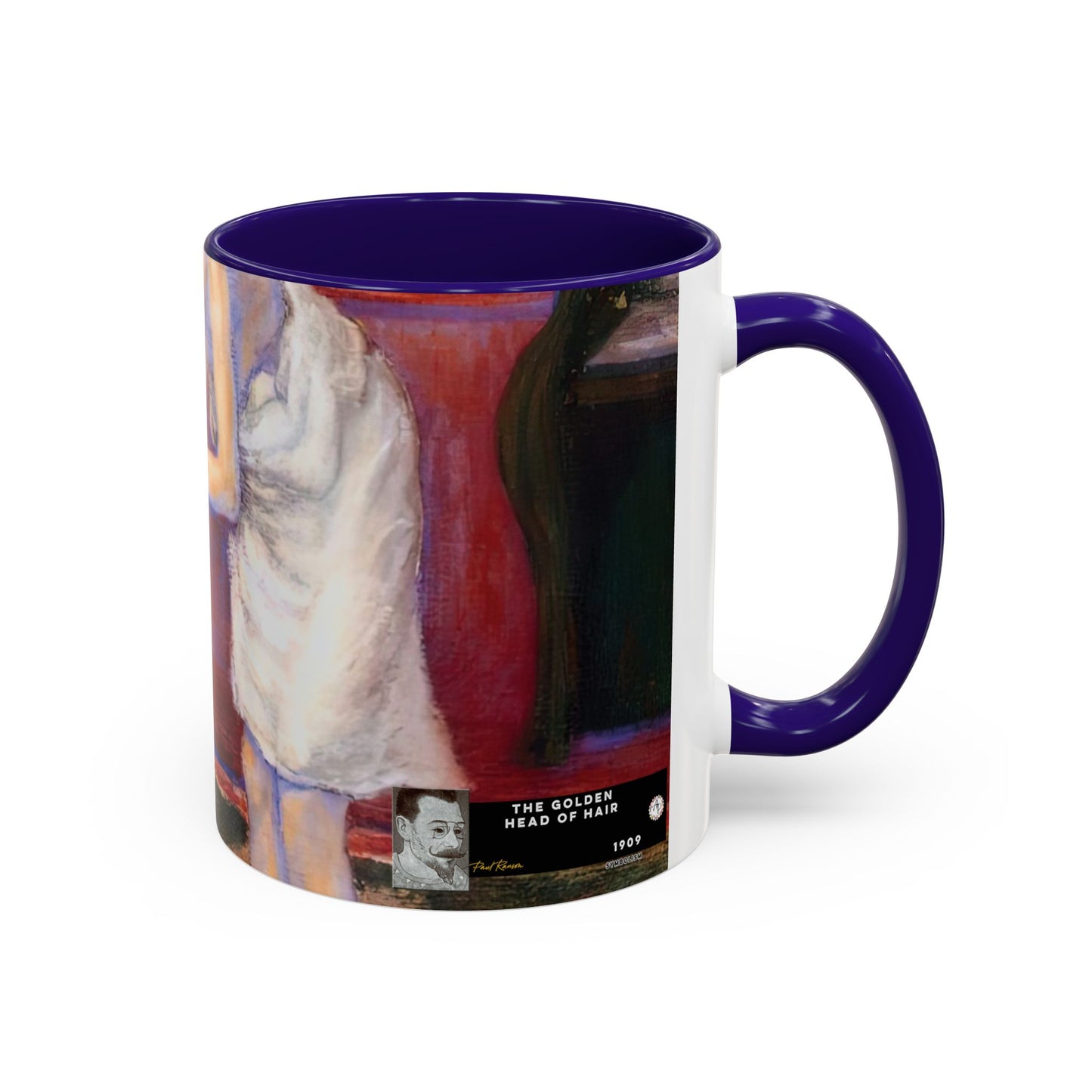 Ranson, Paul - The Golden Head of Hair (1909) - Colorful Accent Mugs