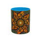 Pacio, Adam - Monarch Butterfly Mandala - Colorful Accent Mugs