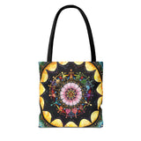 Obsidian Grandmothers Mandala - Tote Bag