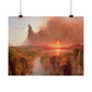 Church, Frederic Edwin - Cotopaxi -Eruption (1862) - Satin Posters
