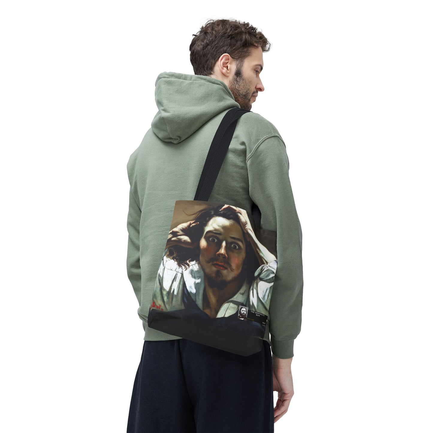 Courbet, Gustave - The Desperate Man (1843) - Tote Bag