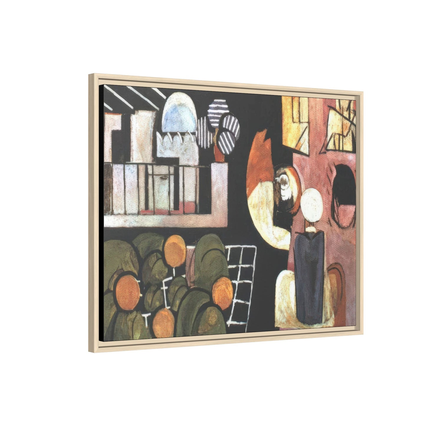 Matisse, Henri - The Moroccans (1916) - Matte Canvas, Framed
