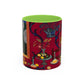 Matisse, Henri - The Dessert Harmony in Red (1908) - Colorful Accent Mugs