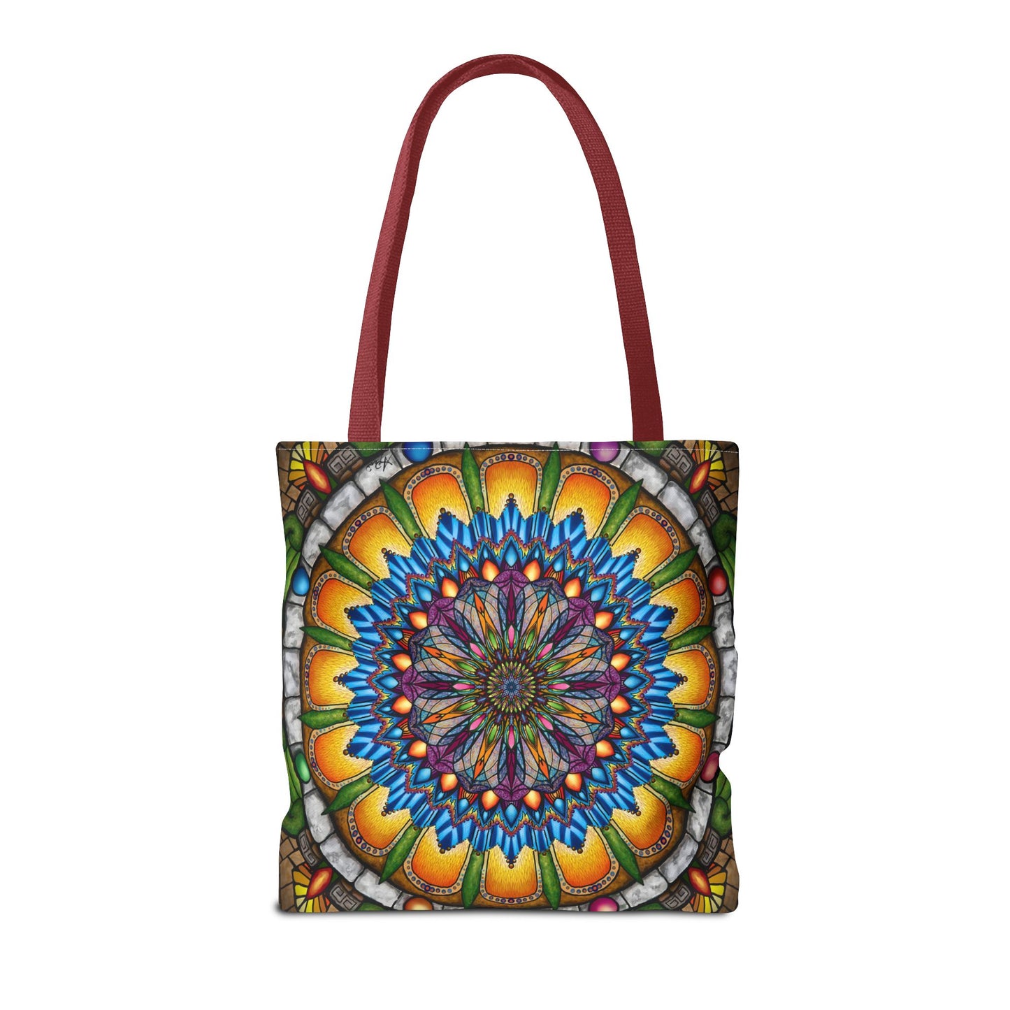 Pacio, Adam - Emerald Arrows Mandala - Tote Bag