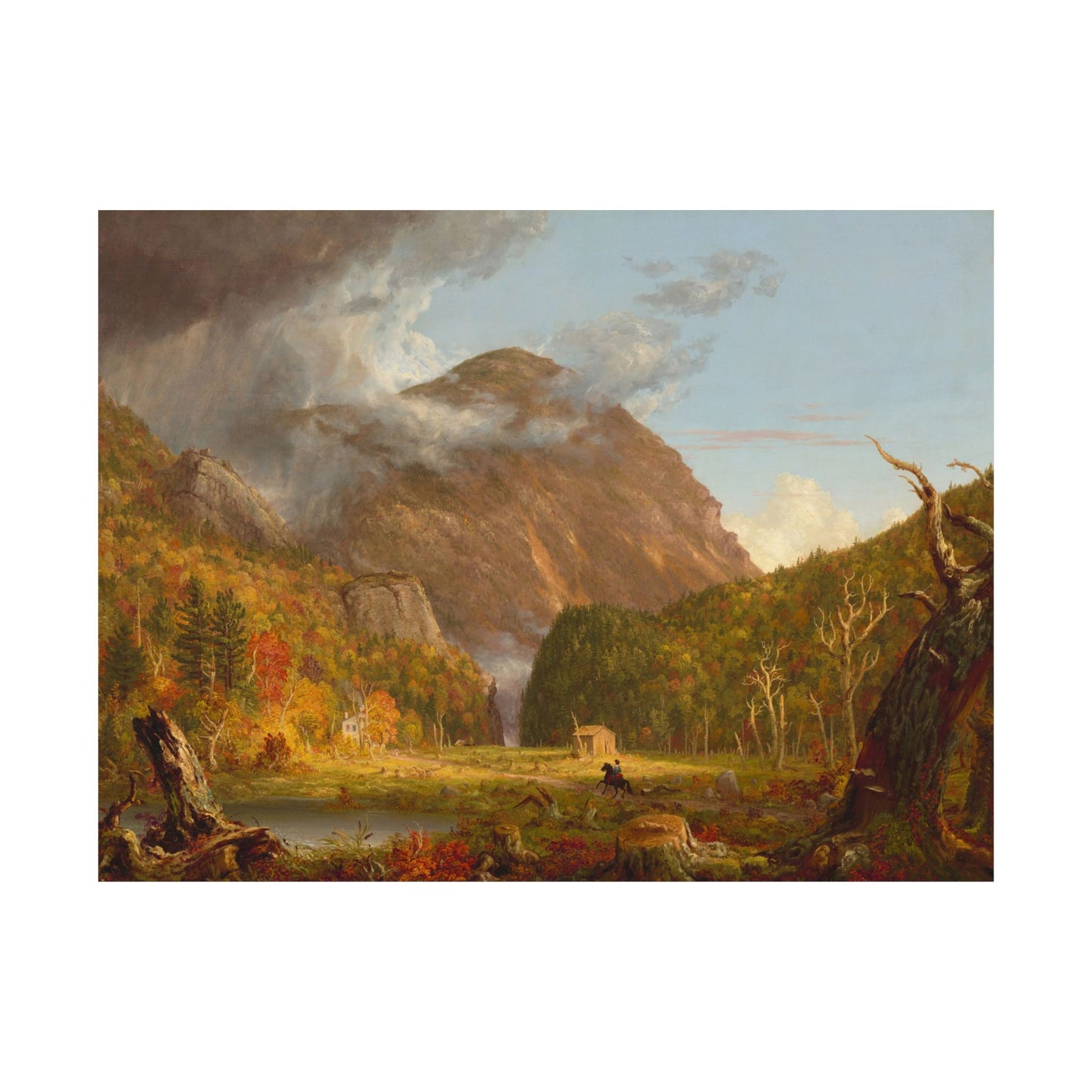 Cole. Thomas - The Notch of the White Mountains (1839) - Satin Posters