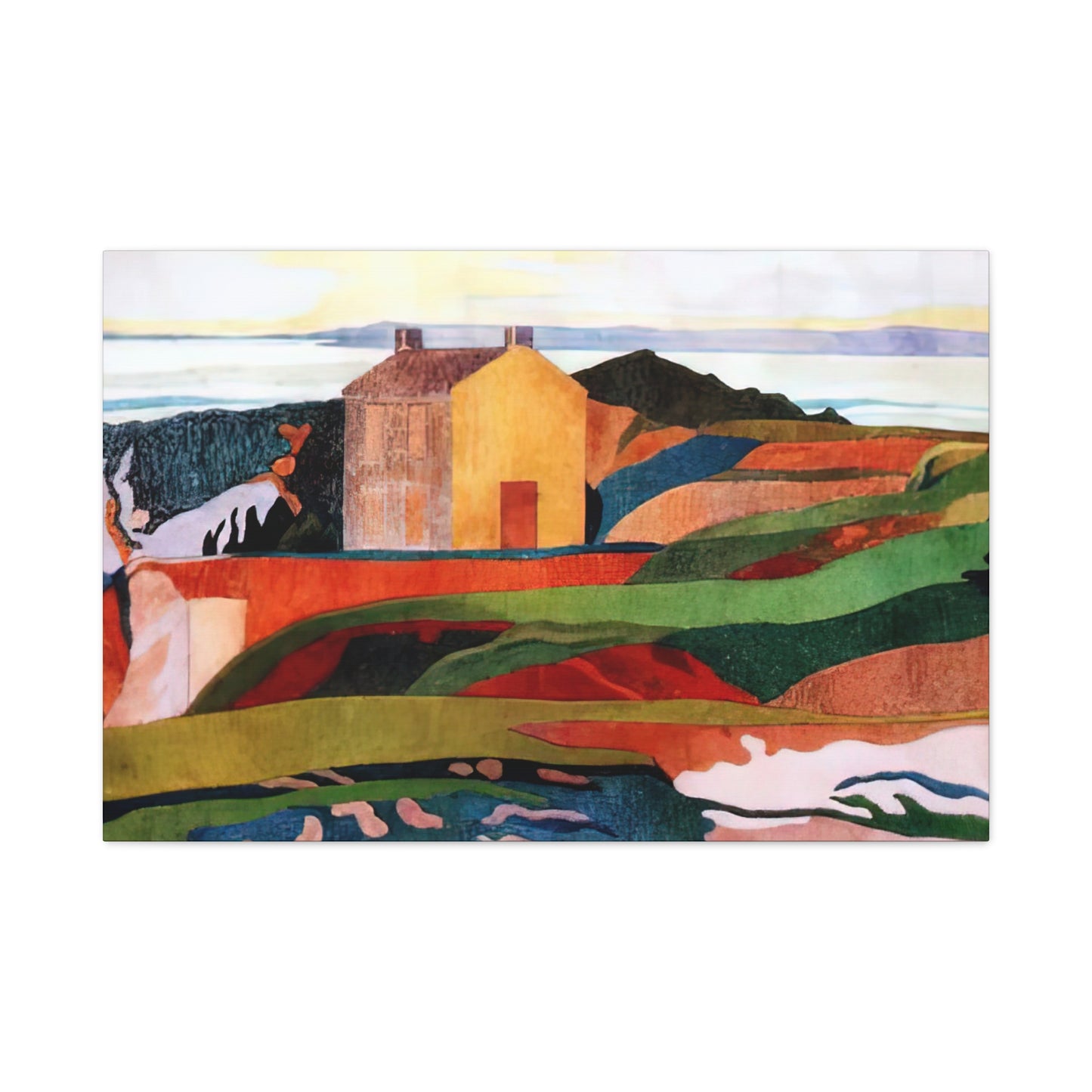 Filiger, Charles - The Hangman’s House (1891) - Canvas Block, unframed