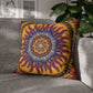 Pacio, Adam - Solar Disc Mandala - Suede Square Pillowcase