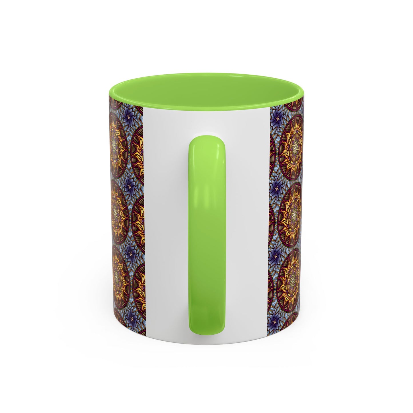 Pacio, Adam - Solar Disc Mandala - Colorful Accent Mugs