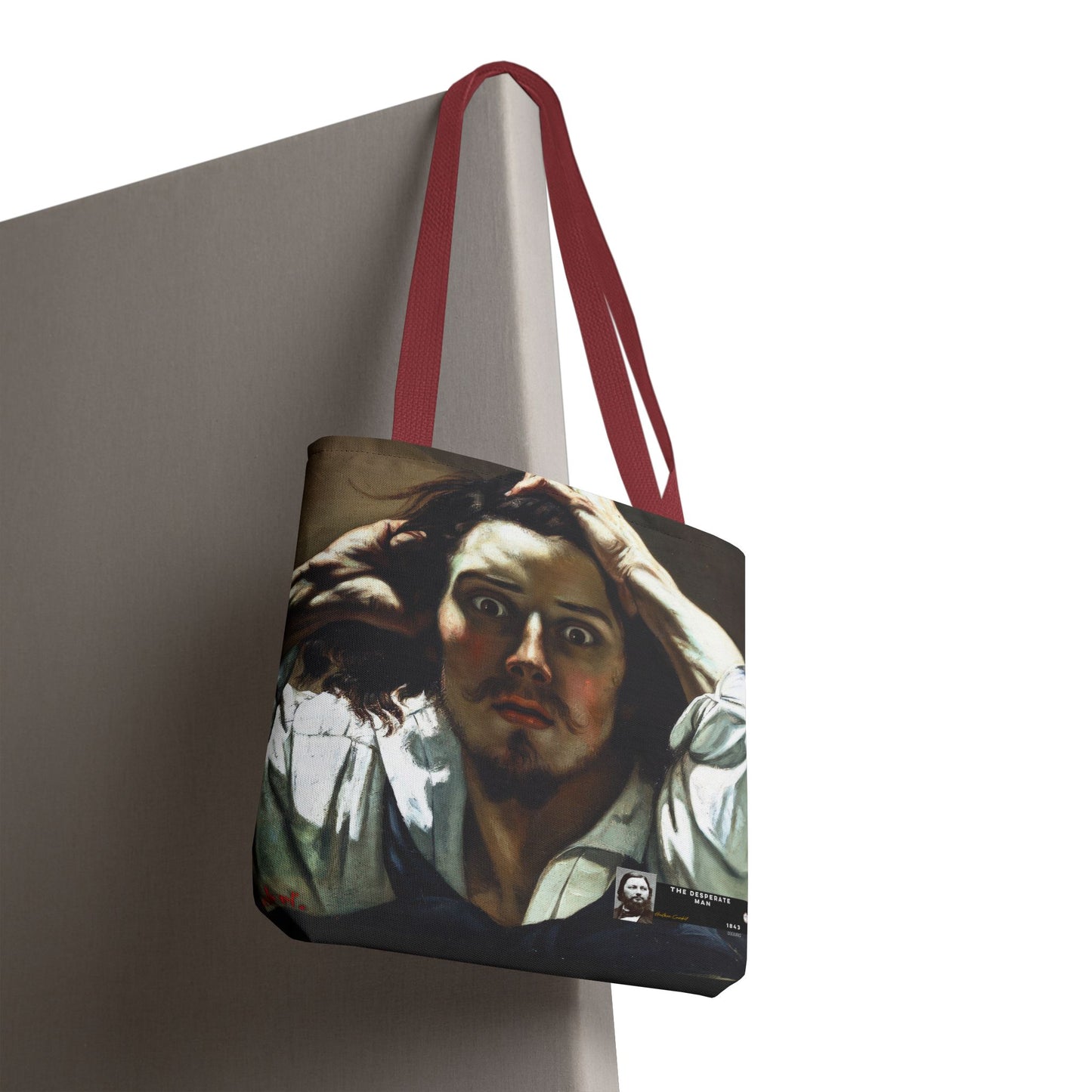 Courbet, Gustave - The Desperate Man (1843) - Tote Bag