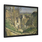Cézanne, Paul - The House of the Hanged Man, Auvers-sur-Oise (1874) - Matte Canvas, Framed