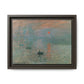 Monet, Claude - Impression, Sunrise (1872) - Matte Canvas, Framed
