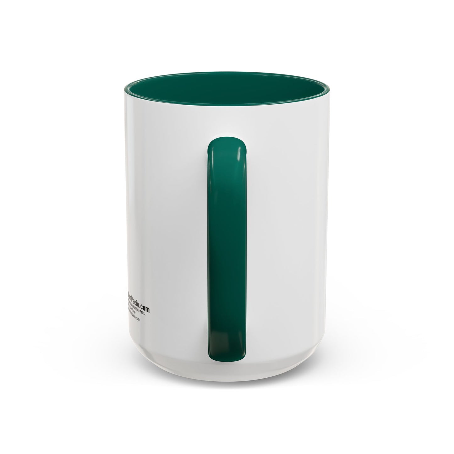 AdamPacio.com - Black Logo - Colorful Accent Mugs