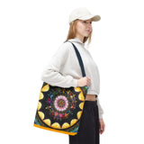 Obsidian Grandmothers Mandala - Tote Bag
