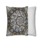 Pacio, Adam - Memento Mori Mandala - Suede Square Pillowcase