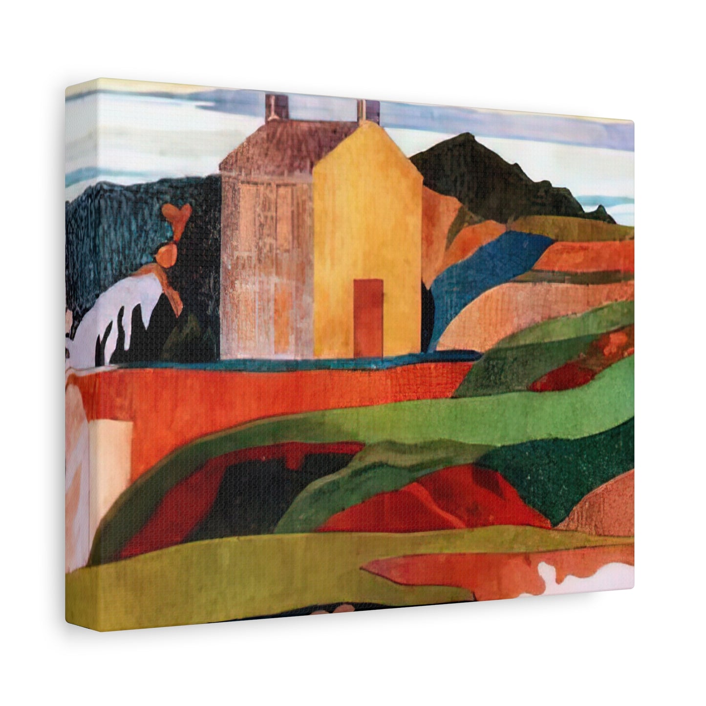 Filiger, Charles - The Hangman’s House (1891) - Canvas Block, unframed
