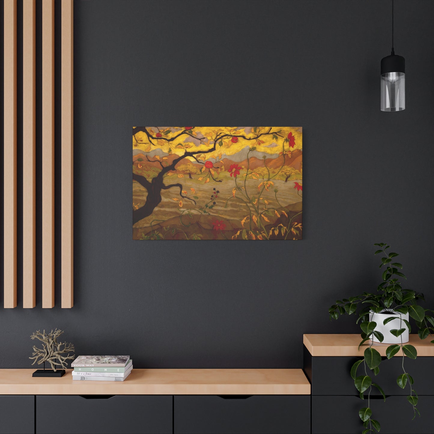 Ranson, Paul - Apple Tree with Red Fruit (1902) - Canvas Block, unframed