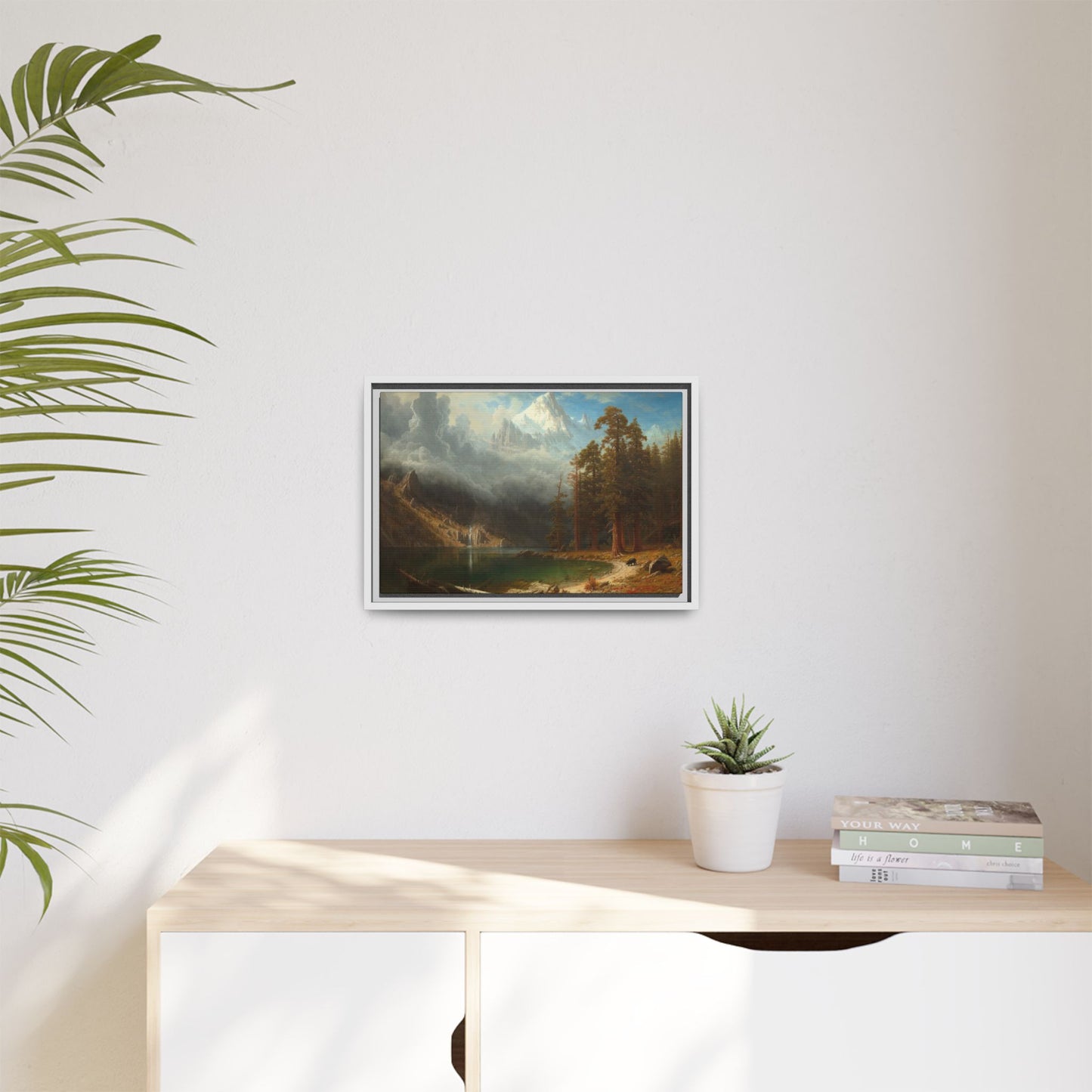 Bierstadt, Albert - Mount Corcoran (1877) - Matte Canvas, Framed