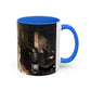 Courbet, Gustave - The Painter’s Studio (1855) - Colorful Accent Mugs