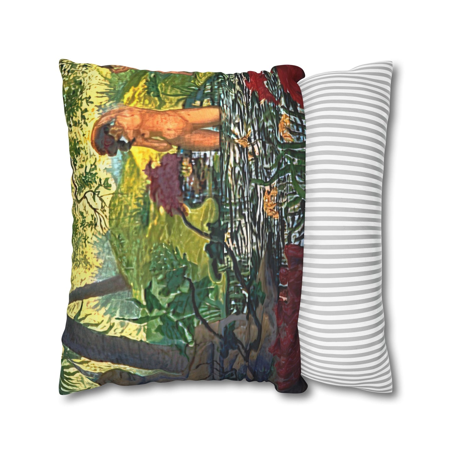 Ranson, Paul - The Lotus Bather (1906) - Suede Square Pillowcase
