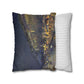 Pissarro, Camille - The Boulevard Montmartre At Night (1897) - Suede Square Pillowcase