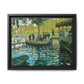 Monet, Claude - La Grenouillere (1869) - Matte Canvas, Framed