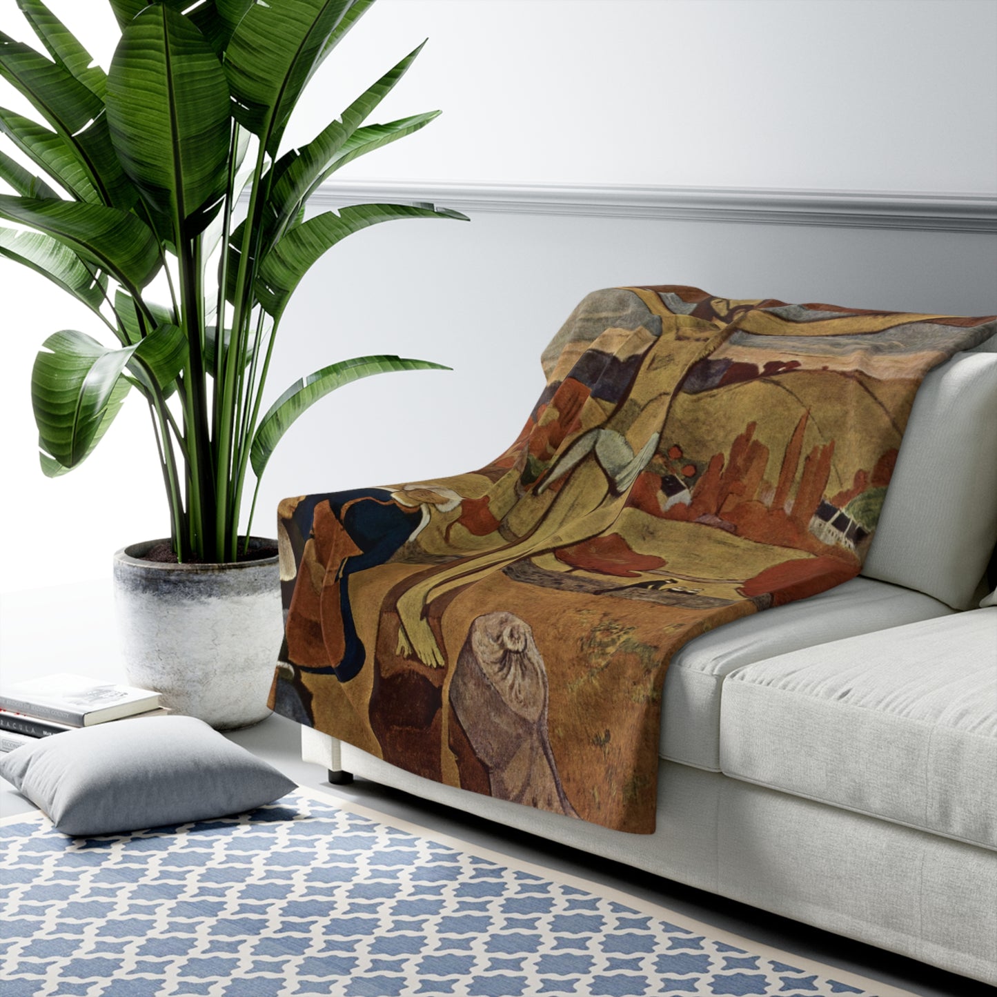 Gauguin, Paul - The Yellow Christ (1889) - Sherpa Fleece Blanket