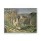 Cézanne, Paul - The House of the Hanged Man, Auvers-sur-Oise (1874) - Matte Canvas, Framed