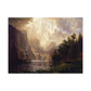 Bierstadt, Albert - Among the Sierra Nevada, California (1868) - Satin Posters