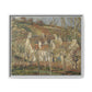 Pissarro, Camille - Red Roofs, Corner of a Village in Winter (1877) - Matte Canvas, Framed