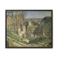 Cézanne, Paul - The House of the Hanged Man, Auvers-sur-Oise (1874) - Matte Canvas, Framed