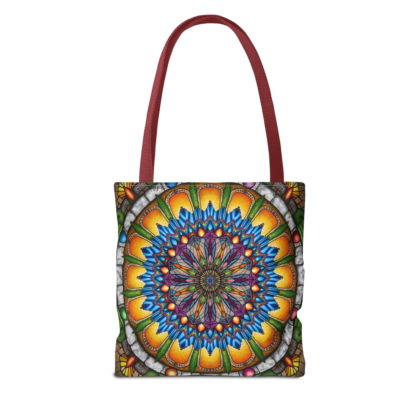 Pacio, Adam - Emerald Arrows Mandala - Tote Bag