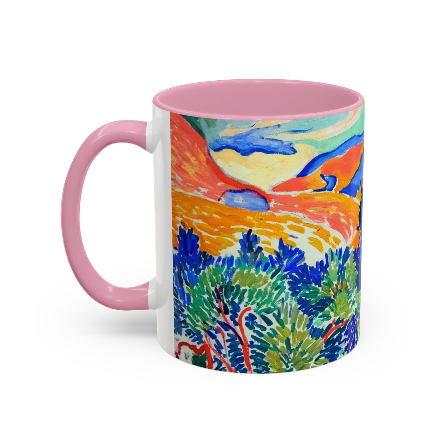 Derain, André - Mountains at Collioure (1905) - Colorful Accent Mugs